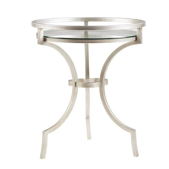 Best Sale ⭐ Madison Park Harold Silver/ Metal Accent Table 🌟 4 Best Sale ⭐ Madison Park Harold Silver/ Metal Accent Table 🌟 - Image 2