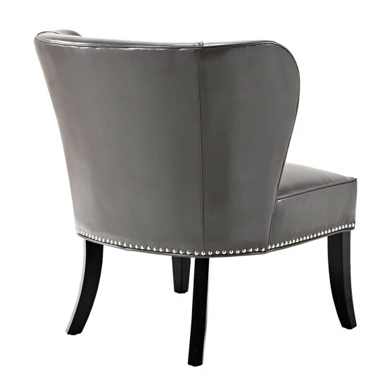Best Pirce ๐ Madison Park Sheldon Concave Back Armless Grey Accent Chair ๐ 5 Best Pirce ๐ Madison Park Sheldon Concave Back Armless Grey Accent Chair ๐ - Image 3
