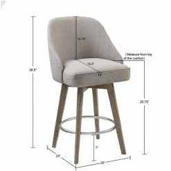 New 💯 Madison Park Walsh Counter Stool With 360 Degree Swivel Seat Blue 👍 18 New 💯 Madison Park Walsh Counter Stool With 360 Degree Swivel Seat Blue 👍 -Madison Park Sales unnamed file 431