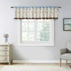 Brand new ✔️ Madison Park Belle Embroidered Window Valance 😀
