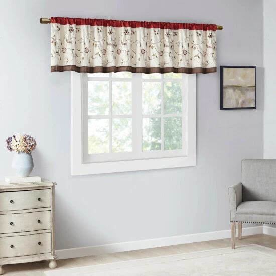 Brand new ✔️ Madison Park Belle Embroidered Window Valance 😀 5 Brand new ✔️ Madison Park Belle Embroidered Window Valance 😀 - Image 3