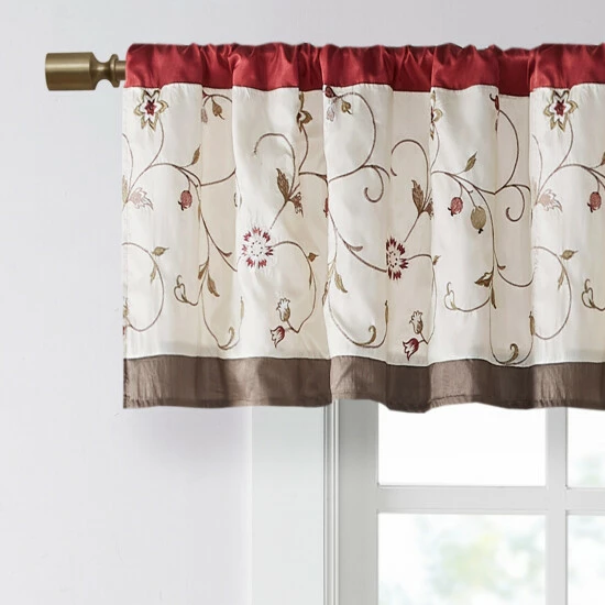 Brand new ✔️ Madison Park Belle Embroidered Window Valance 😀 6 Brand new ✔️ Madison Park Belle Embroidered Window Valance 😀 - Image 4