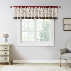 Brand new ✔️ Madison Park Belle Embroidered Window Valance 😀 21 Brand new ✔️ Madison Park Belle Embroidered Window Valance 😀 -Madison Park Sales unnamed file 4320