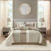 New ✨ Madison Park Wagner Taupe/ Brown 7 Piece Comforter Set 👍 -Madison Park Sales unnamed file 4331