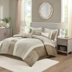 New ✨ Madison Park Wagner Taupe/ Brown 7 Piece Comforter Set 👍 13 New ✨ Madison Park Wagner Taupe/ Brown 7 Piece Comforter Set 👍 -Madison Park Sales unnamed file 4332