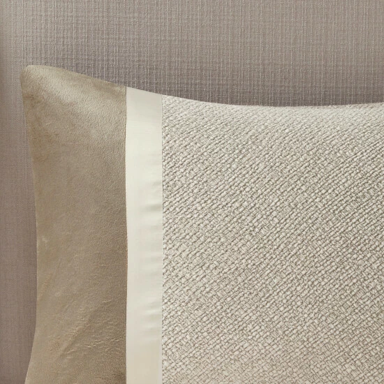 New ✨ Madison Park Wagner Taupe/ Brown 7 Piece Comforter Set 👍 10 New ✨ Madison Park Wagner Taupe/ Brown 7 Piece Comforter Set 👍 - Image 8