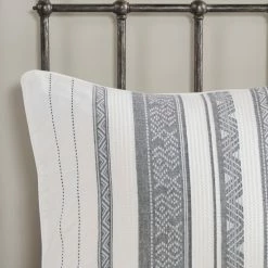 Hot Sale 😍 Madison Park Ezra Gray Cotton Waffle Jacquard Duvet Cover Set ✔️ -Madison Park Sales unnamed file 4432