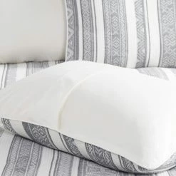 Hot Sale 😍 Madison Park Ezra Gray Cotton Waffle Jacquard Duvet Cover Set ✔️ -Madison Park Sales unnamed file 4435