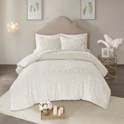 Madison Park Sales 35 Brand new ๐ Madison Park Virginia Tufted Cotton Chenille Medallion Comforter Set Grey ๐