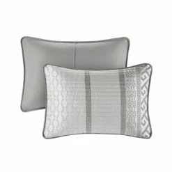 New 🥰 Madison Park Christian 4 Piece Jacquard Coverlet Set Grey 😉 -Madison Park Sales unnamed file 4490