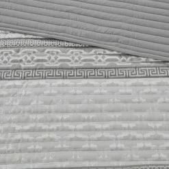 New 🥰 Madison Park Christian 4 Piece Jacquard Coverlet Set Grey 😉 -Madison Park Sales unnamed file 4492