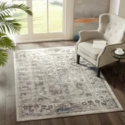 Cheapest 🌟 Madison Park Mila Tiled Border Area Rug Blue/cream 🎁