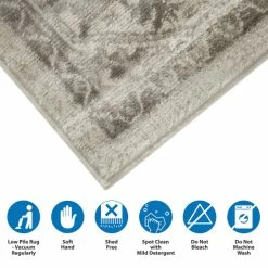 Cheapest 🌟 Madison Park Mila Tiled Border Area Rug Blue/cream 🎁 -Madison Park Sales unnamed file 4514