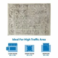 Cheapest 🌟 Madison Park Mila Tiled Border Area Rug Blue/cream 🎁 -Madison Park Sales unnamed file 4515