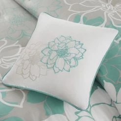 New 😍 Madison Park Brianna Aqua Cotton Duvet Cover Set 🛒 -Madison Park Sales unnamed file 4520