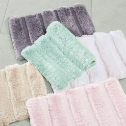 Best deal โจ Madison Park Tufted Pearl Channel Solid Bath Rug Pink ๐