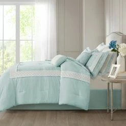 Discount ⭐ Madison Park Carlton Aqua 8-Piece Comforter Set 👍 -Madison Park Sales unnamed file 4559