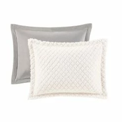 Best deal 👍 Madison Park Colden Ivory/ Grey Reversible Textured Sherpa To Faux Mink Comforter Set ❤️ -Madison Park Sales unnamed file 4576