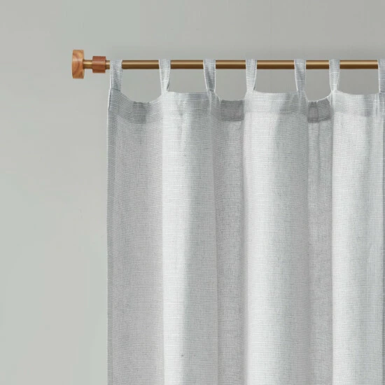 Best Pirce โค๏ธ Madison Park Barnet Faux Linen Tab Top Panel With Fleece Lining - 84" Panel Grey ๐ 7 Best Pirce โค๏ธ Madison Park Barnet Faux Linen Tab Top Panel With Fleece Lining - 84" Panel Grey ๐ - Image 5