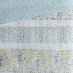 Buy ✔️ Madison Park Ava 3 Piece Reversible Cotton Coverlet Set Aqua/Yellow ⭐ -Madison Park Sales unnamed file 4615