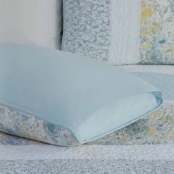 Buy ✔️ Madison Park Ava 3 Piece Reversible Cotton Coverlet Set Aqua/Yellow ⭐ -Madison Park Sales unnamed file 4617