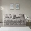 New 👍 Madison Park Lorilyn Dark Gray 6-piece Day Bed Cover Set With Elastic Embroidery 🔔 -Madison Park Sales unnamed file 4639