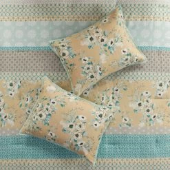 Cheapest ❤️ Madison Park Felicity 7 Piece Cotton Printed Comforter Set Blue ⌛ -Madison Park Sales unnamed file 4692