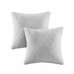 Buy 🤩 Madison Park Mansfield 20x20 Quilted Square Pillow Pair Grey 🛒 -Madison Park Sales unnamed file 4696