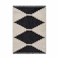 Cheapest 👍 Madison Park Renae Black And Ivory Modern Area Rug 😍 -Madison Park Sales unnamed file 4738