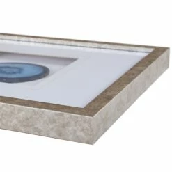 Outlet 👏 Madison Park Blue Agate Trio Blue 100-percent Real Stone Framed Graphic (4-inch Agate) 🎁 -Madison Park Sales unnamed file 478