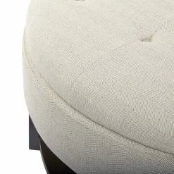 Coupon 🤩 Madison Park Javier Round Storage Ottoman Cream/brown 🛒 -Madison Park Sales unnamed file 4799