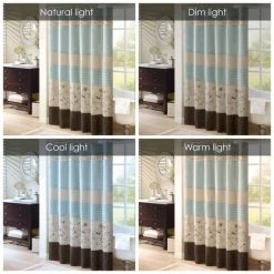 Buy 🛒 Madison Park Belle Faux Silk Embroidered Floral Shower Curtain 🤩 -Madison Park Sales unnamed file 48