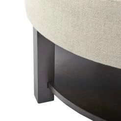 Coupon 🤩 Madison Park Javier Round Storage Ottoman Cream/brown 🛒 -Madison Park Sales unnamed file 4801