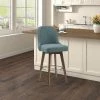 Best Pirce ✔️ Madison Park Heyes Bar Stool With Swivel Seat Blue 🌟 -Madison Park Sales unnamed file 4843
