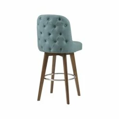 Best Pirce ✔️ Madison Park Heyes Bar Stool With Swivel Seat Blue 🌟 -Madison Park Sales unnamed file 4849