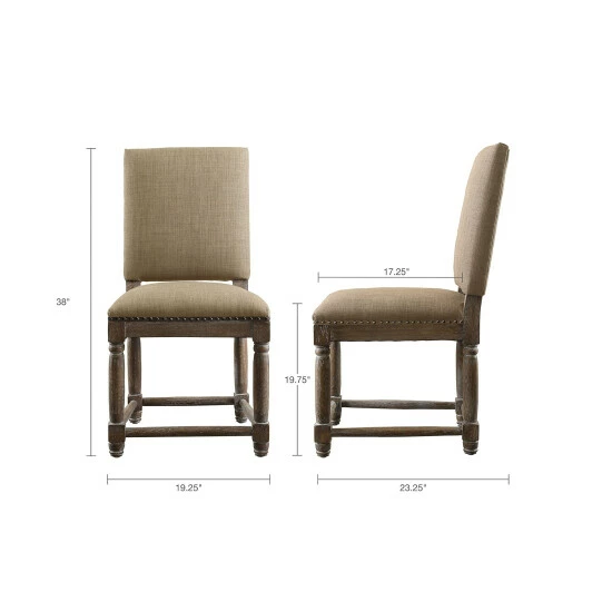 Promo 🔥 Madison Park Kagen Dining Chairs (Set Of 2) - 19.25"w X 23.25"d X 38"h(2) 🔥 8 Promo 🔥 Madison Park Kagen Dining Chairs (Set Of 2) - 19.25"w X 23.25"d X 38"h(2) 🔥 - Image 6