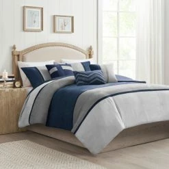 Cheap ⭐ Madison Park Hanover Blue Duvet Cover Set ✨ -Madison Park Sales unnamed file 4920