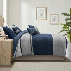 Cheap ⭐ Madison Park Hanover Blue Duvet Cover Set ✨ -Madison Park Sales unnamed file 4921