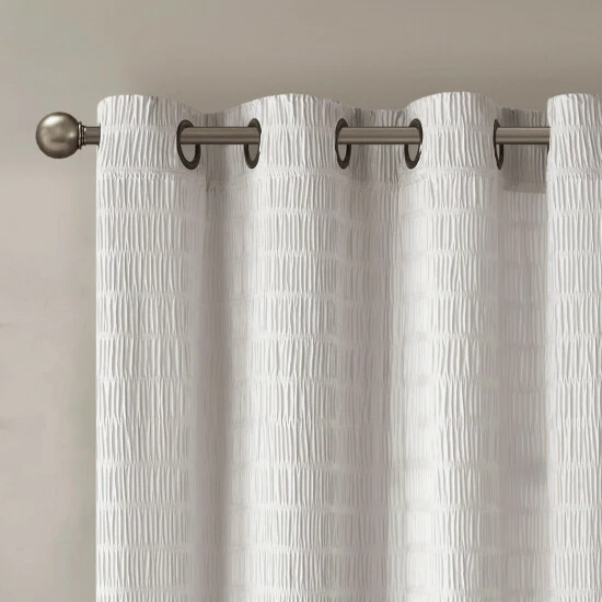 New ๐ Madison Park Bassi Crinkle Matte Satin Single Curtain Panel Purple ๐ 11 New ๐ Madison Park Bassi Crinkle Matte Satin Single Curtain Panel Purple ๐ - Image 9