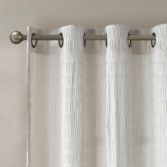 New ๐ Madison Park Bassi Crinkle Matte Satin Single Curtain Panel Purple ๐ 12 New ๐ Madison Park Bassi Crinkle Matte Satin Single Curtain Panel Purple ๐ - Image 10