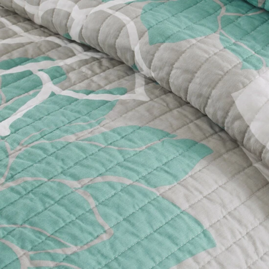 Best Pirce π Madison Park Brianna Aqua Quilted Coverlet Set β 6 Best Pirce π Madison Park Brianna Aqua Quilted Coverlet Set β - Image 4