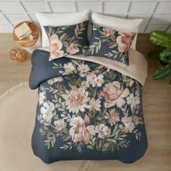 Top 10 🤩 Madison Park Maia Navy Cotton Duvet Cover Set 🤩
