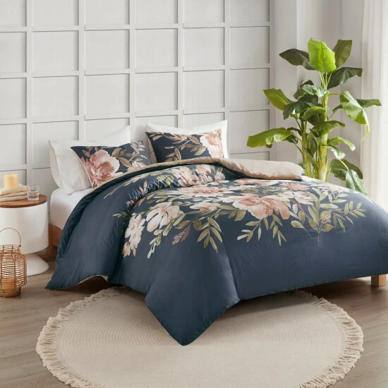 Top 10 🤩 Madison Park Maia Navy Cotton Duvet Cover Set 🤩 5 Top 10 🤩 Madison Park Maia Navy Cotton Duvet Cover Set 🤩 - Image 3