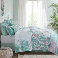 Brand new 🎉 Madison Park Bonnet Aqua 8 Piece Cotton Printed Comforter Set ⌛ -Madison Park Sales unnamed file 5025