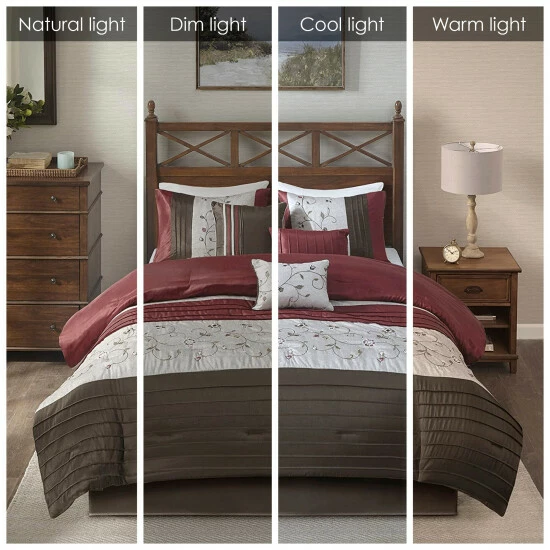 Promo ⭐ Madison Park Belle 7-piece Poly Polyoni Classic Woven Comforter Set ❤️ 5 Promo ⭐ Madison Park Belle 7-piece Poly Polyoni Classic Woven Comforter Set ❤️ - Image 3