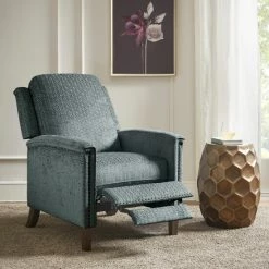 Top 10 ⭐ Madison Park Cecile Blue Push Back Recliner ✔️