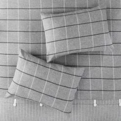 Coupon ⌛ Madison Park Elm Gray 3 Piece Faux Linen Jacquard Duvet Cover Set (Insert Excluded) ❤️ -Madison Park Sales unnamed file 5079