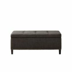 Best reviews of 😉 Madison Park Tessa Charcoal Tufted Top Soft Close Storage Bench 🌟 -Madison Park Sales unnamed file 5147