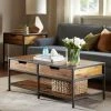 Deals ⭐ Madison Park Ryker Natural Wood And Gunmetal Frame Coffee Table 🥰 -Madison Park Sales unnamed file 5162