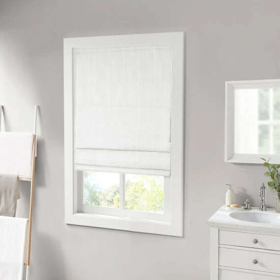 Buy ✨ Madison Park Colm Basketweave Room Darkening Cordless Roman Shade Ivory ⌛ 4 Buy ✨ Madison Park Colm Basketweave Room Darkening Cordless Roman Shade Ivory ⌛ - Image 2